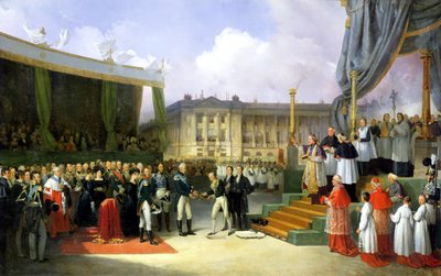 Inhuldiging van een Monument ter Nagedachtenis aan Lodewijk XVI (1754-93) door Karel X (1757-1836) op de Place de la Concorde, 3 mei 1826, 1827 door Joseph Beaume